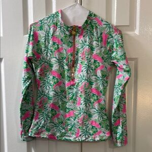 Lilly Pulitzer UPF 50 Nayte Rashguard  Swim Top 6